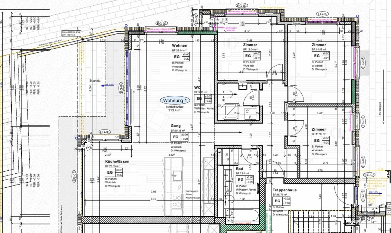 Grosszügig wohnen mit Sitzplatz! - Bild 9