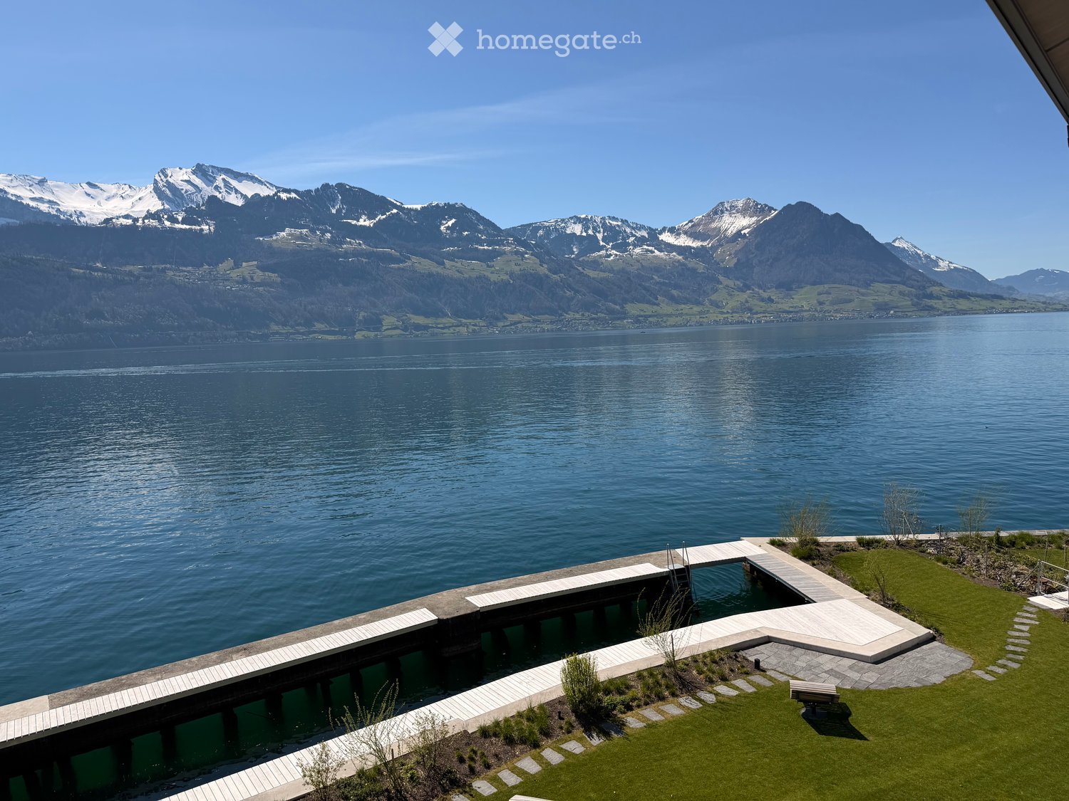 Mietwohnung in Toplage | Direkte, private Seelage am Vierwaldstättersee | Gersau SZ - Bild 8