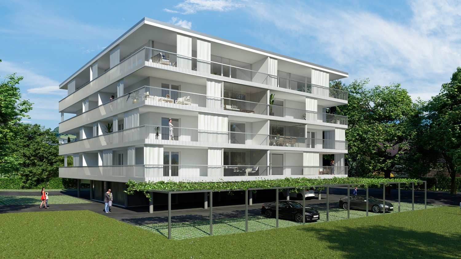 Appartement moderne de 3.5 pièces avec balcon et belle vue à Conthey - Bild 2