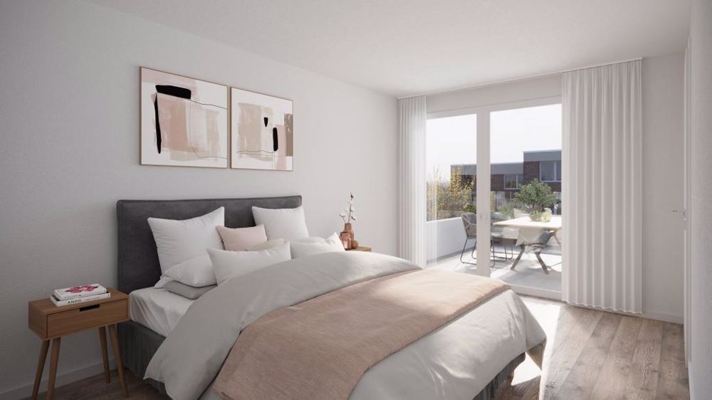 Etagenwohnung | 8954, Geroldswil - Zimmer mit Balkon.jpg