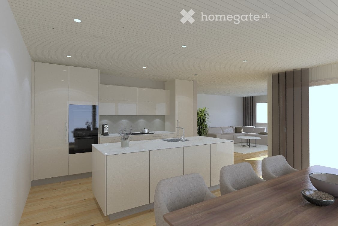 Moderne 3.5-Zimmer-Neubau-Wohnung mit Panoramablick in Hochdorf - Bild 4