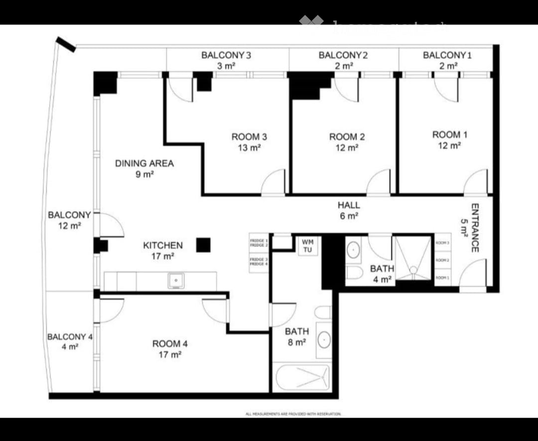 Möbliertes Zimmer im Three Point Tower – wöchentliche Reinigung - Bild 5