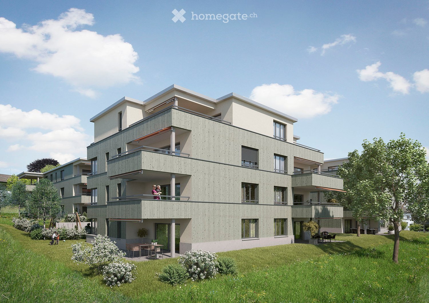 Exklusiver Neubau-Erstbezug: 3.5-Zimmer-Wohnung mit grossem Balkon in bevorzugter Lage - Bild 2