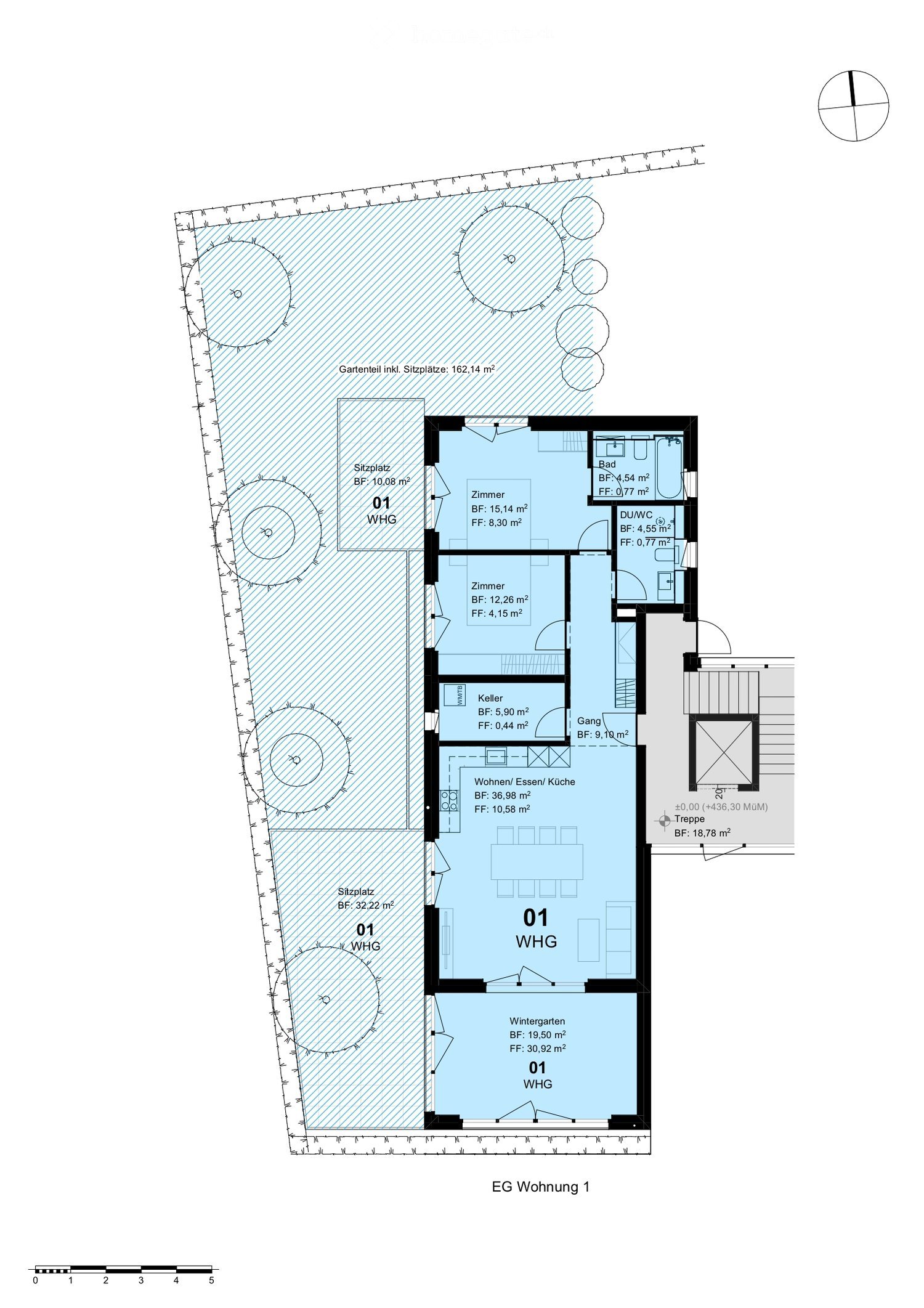 Stilvolle 3,5-Zimmer-Gartenwohnung mit Wintergarten – Neubau 2026 & nur 150 m zum Bahnhof Siebnen - Bild 6