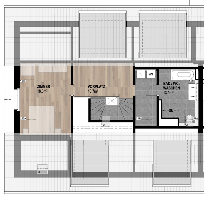 Attraktive Neubau-Dach-Maisonettewohnung - Bild 5