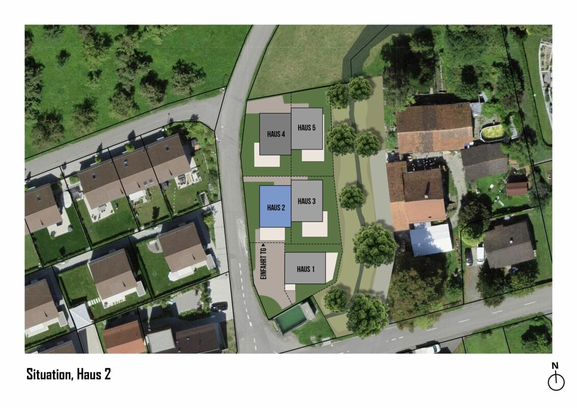 Haus 2 / 7.5 Zimmer Einfamilienhaushälfte am Bach - Bild 9