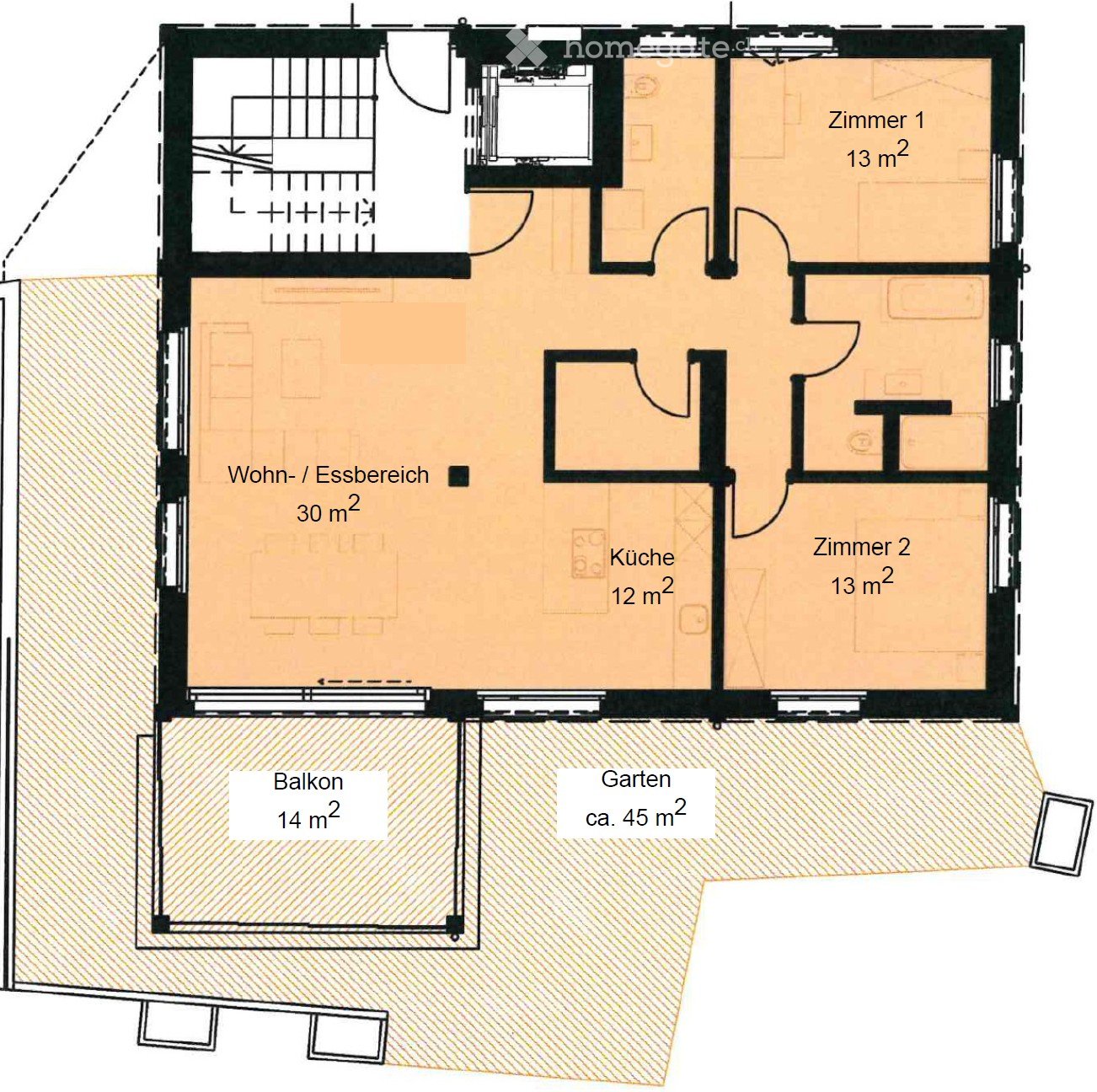 Exklusive 3.5-Zimmer-Wohnung im Holzneubau | 100m² | 2 Garagenplätze inkl. | 45m² Garten | Baar - Bild 5