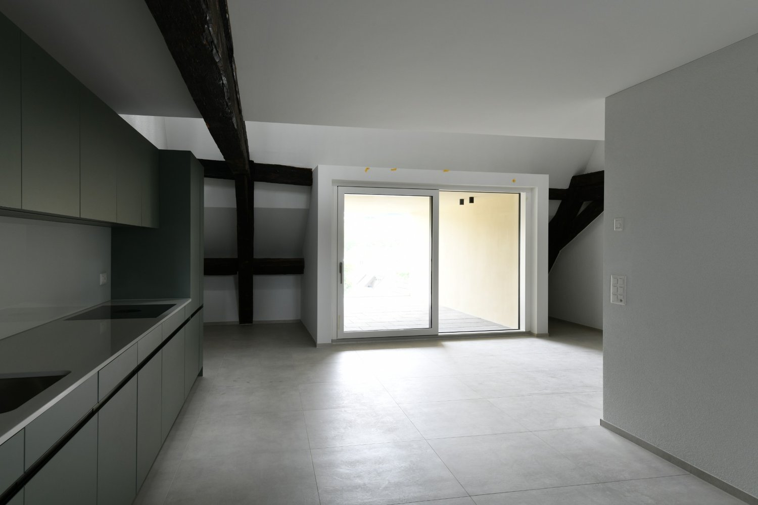 Modernes Wohnen im alten Bauernhaus in Frick - Küche