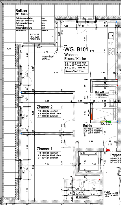 ""Neubau-Erstbezug in Buchs ZH: 3.5 Zimmer im Grünen & absolut zentral"" - Bild 11