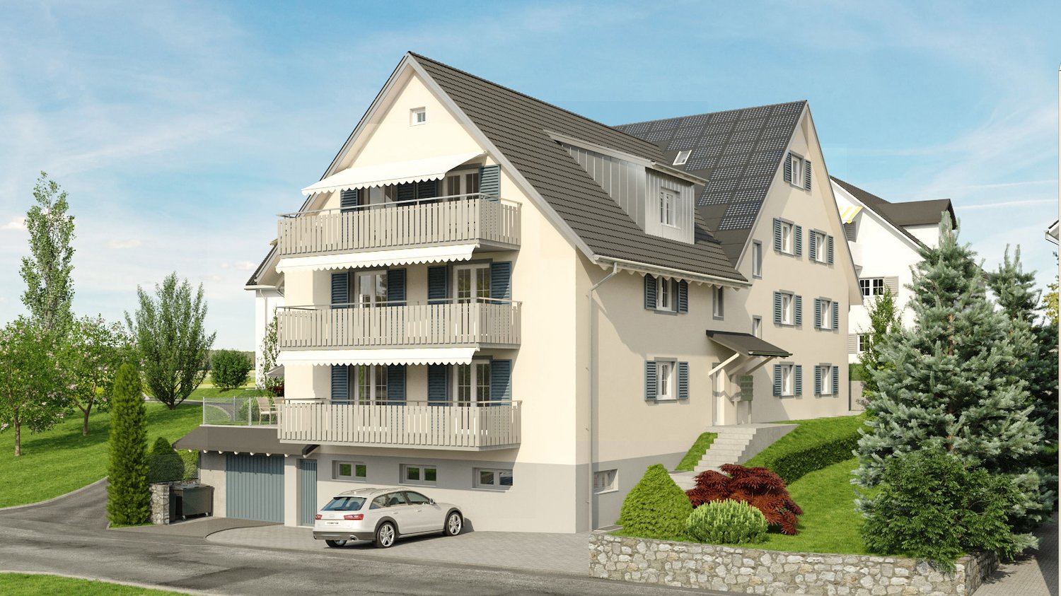 5.5 Zimmer Maisonettewohnung 155.5 m2, Balkon 10 m2, Richtung Süden - Bild 7
