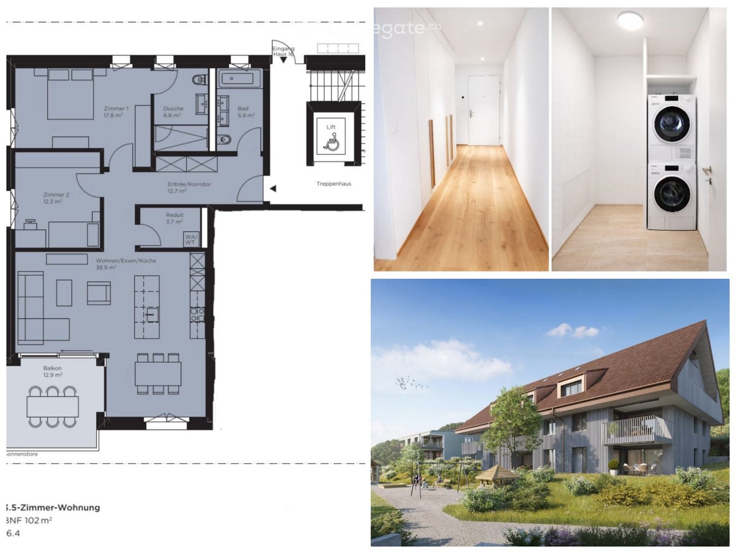 3.5 Zi-Wohnung Uitikon Waldegg Ringlikon mit Traum-Aussicht - Bild 5