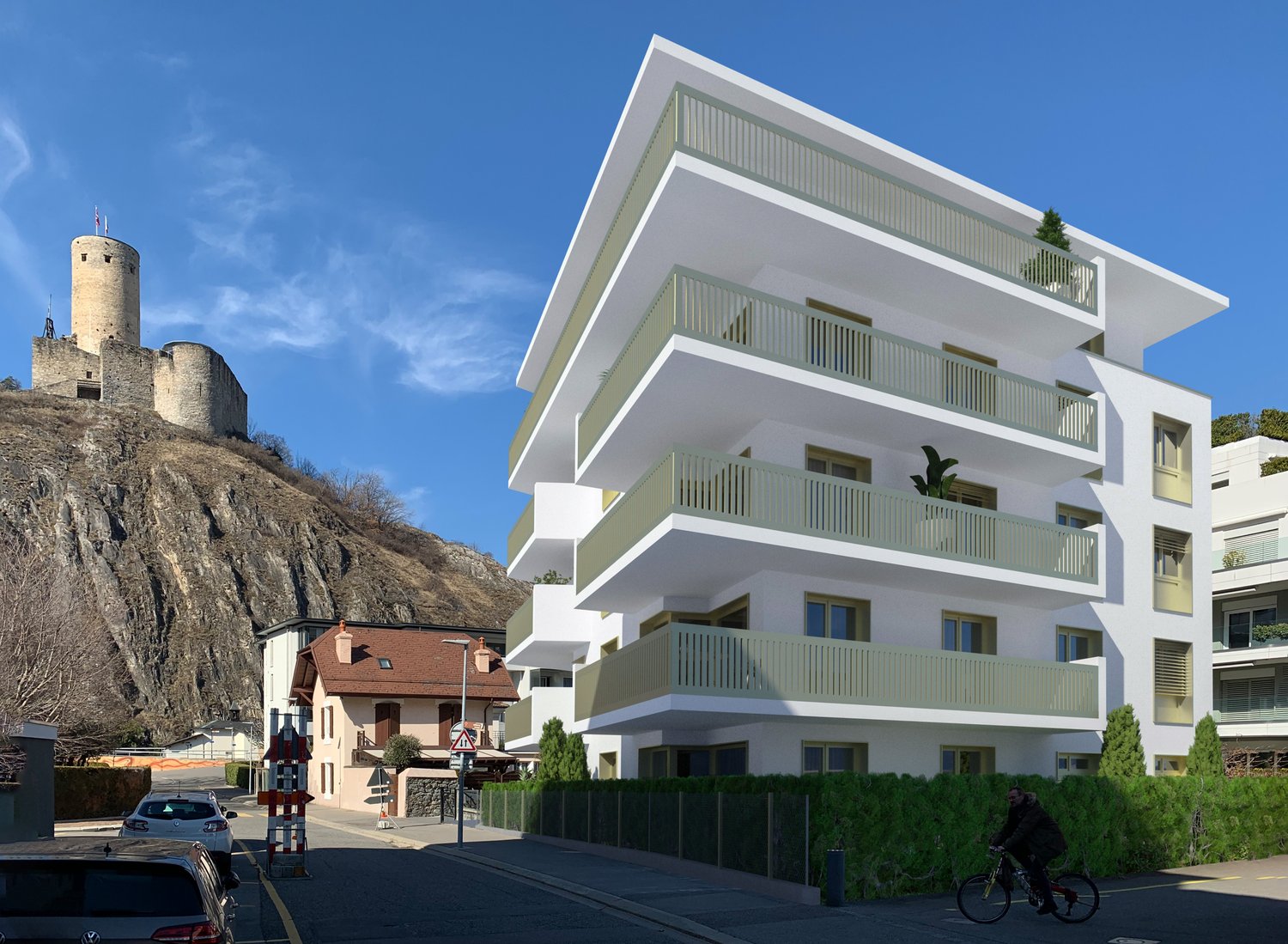 Appartement neuf à louer de 3.5 pces avec balcon à Martigny - Bild 4