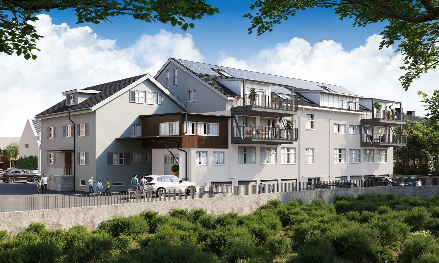 Exklusive DG-Wohnung im Neubau mit Hochdecken, Balkon, und 2 Bädern - 142m² - Bild 5