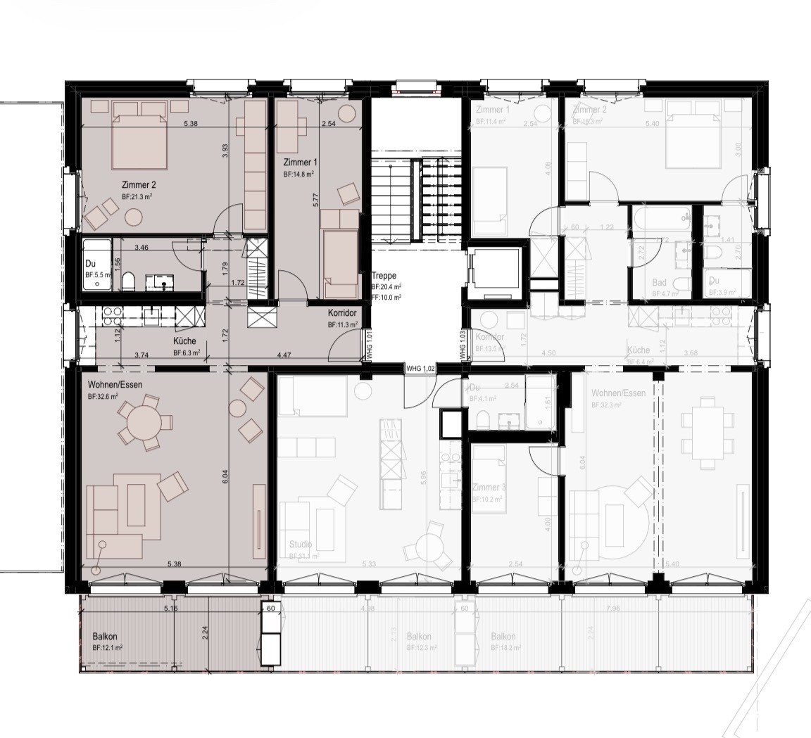 Schöne 3.5-Z-Wohnung mit Tiefgarage und grossem Balkon - Bild 9