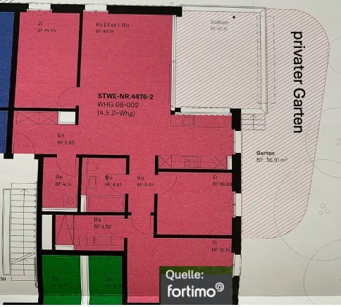 Hochwertige 4.5-Zi.-Neubauwohnung mit Garten & Aussicht - Bild 4