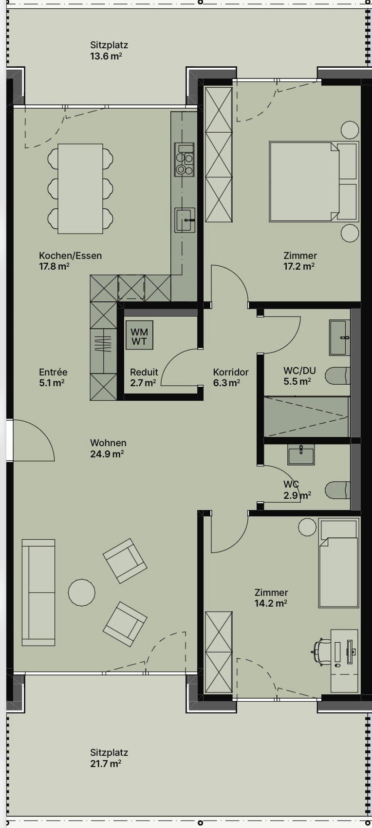 À Louer : Magnifique appartements de 3,5 pièces avec terrasse à Ipsach - Bild 7
