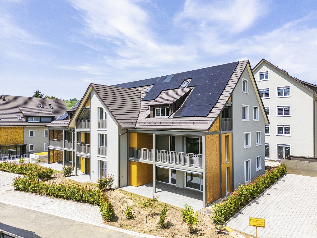 Willkommen im Neubauprojekt Hagaarte in Hallau - Aussenansicht (2)