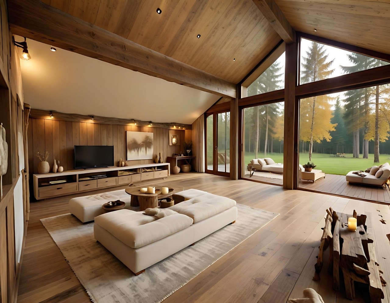 Triplex - Ferme transformée - 3D salon