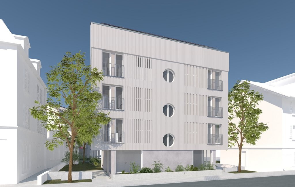Ihr neuer Lebensraum: modern, grün, vernetzt - Aussenansicht (Visualisierung)