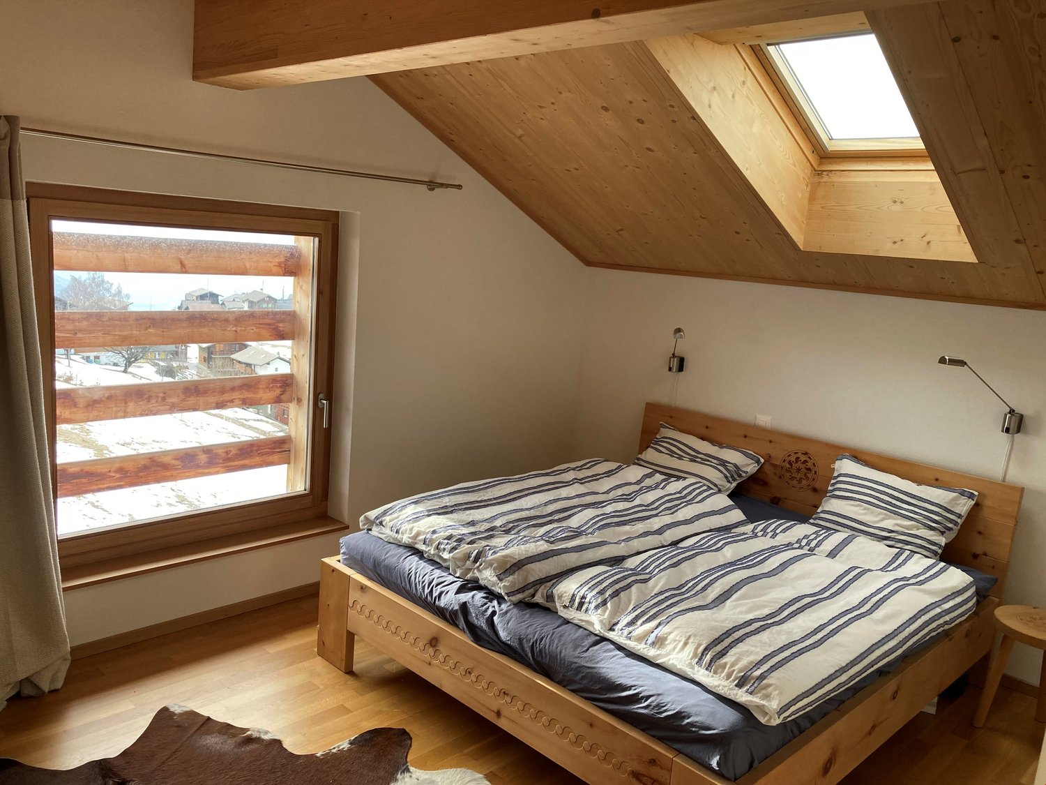 A louer pour une année - Magnifique duplex avec vue imprenable à Nax - Bild 6