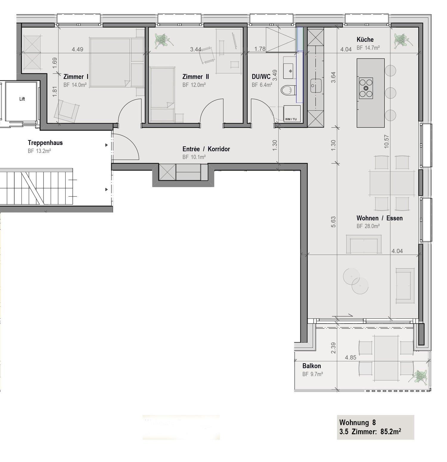 Moderne 3.5-Zimmer-Wohnungen – Erstbezug in Kerzers - Bild 4