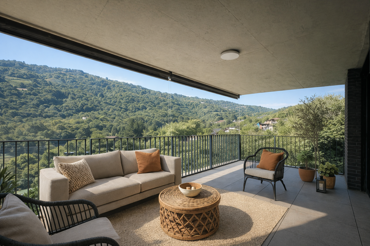 Moderno appartamento 3.5 locali con balcone a Bioggio - Bild 1