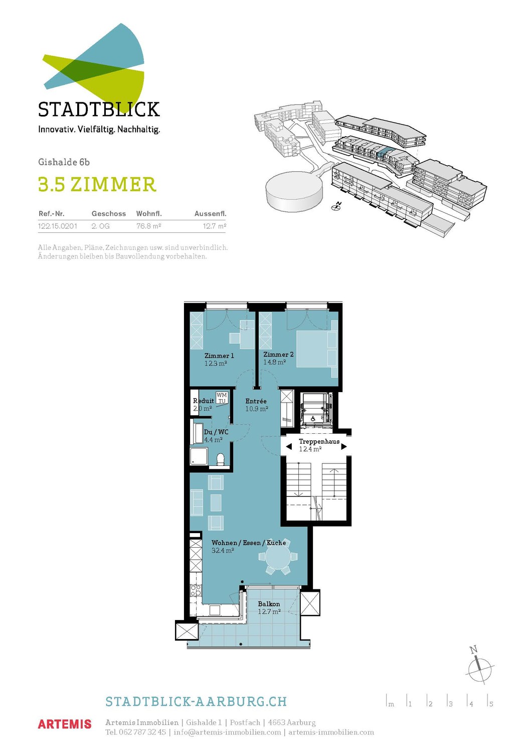 Innovativ.Vielfältig.Nachhaltig - Neubauwohnung im Stadtblick - Bild 9