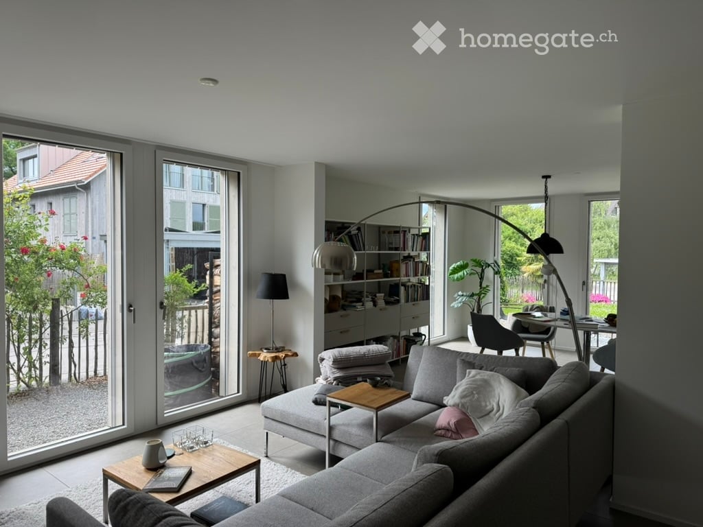 Moderne, sehr helle 4-Zimmer-Duplex Wohnung (EG/OG) mit Garten in Hausen am Albis - Bild 6