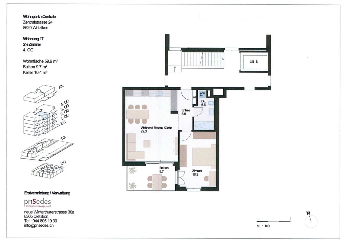 Moderne 2.5-Zimmer-Wohnung mit Balkon in Kempten - Bild 11