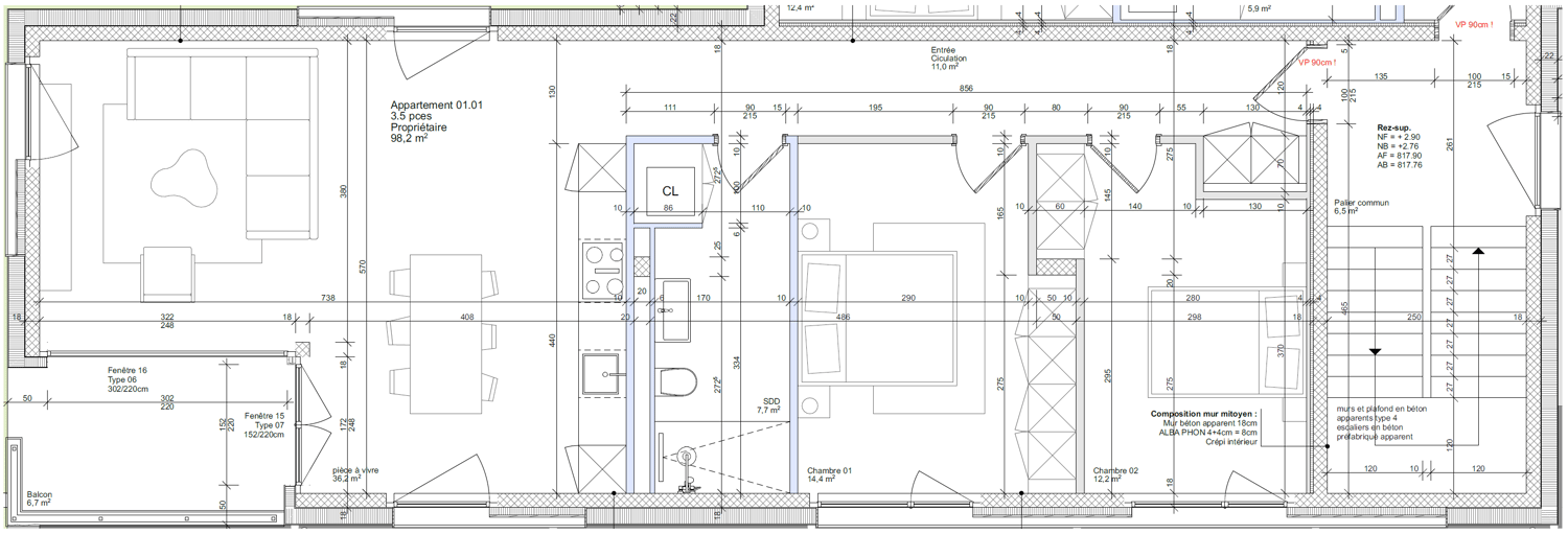 Grand 3.5 pièces avec jardin et garage - Bild 6