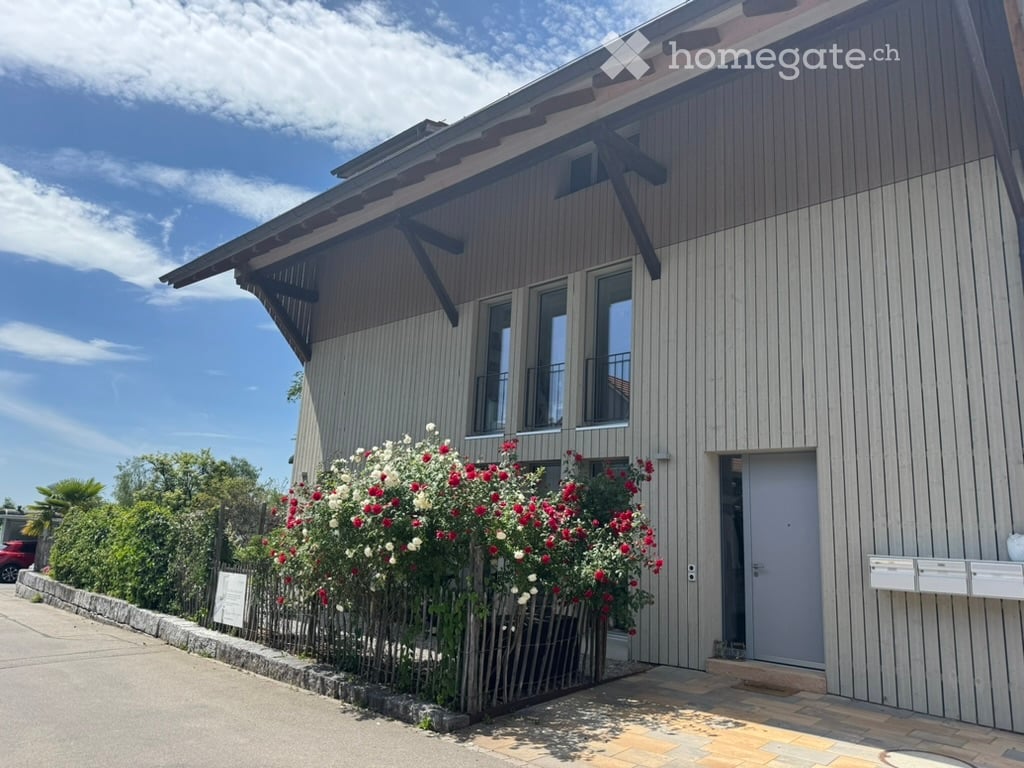 Moderne, sehr helle 4-Zimmer-Duplex Wohnung (EG/OG) mit Garten in Hausen am Albis - Bild 1