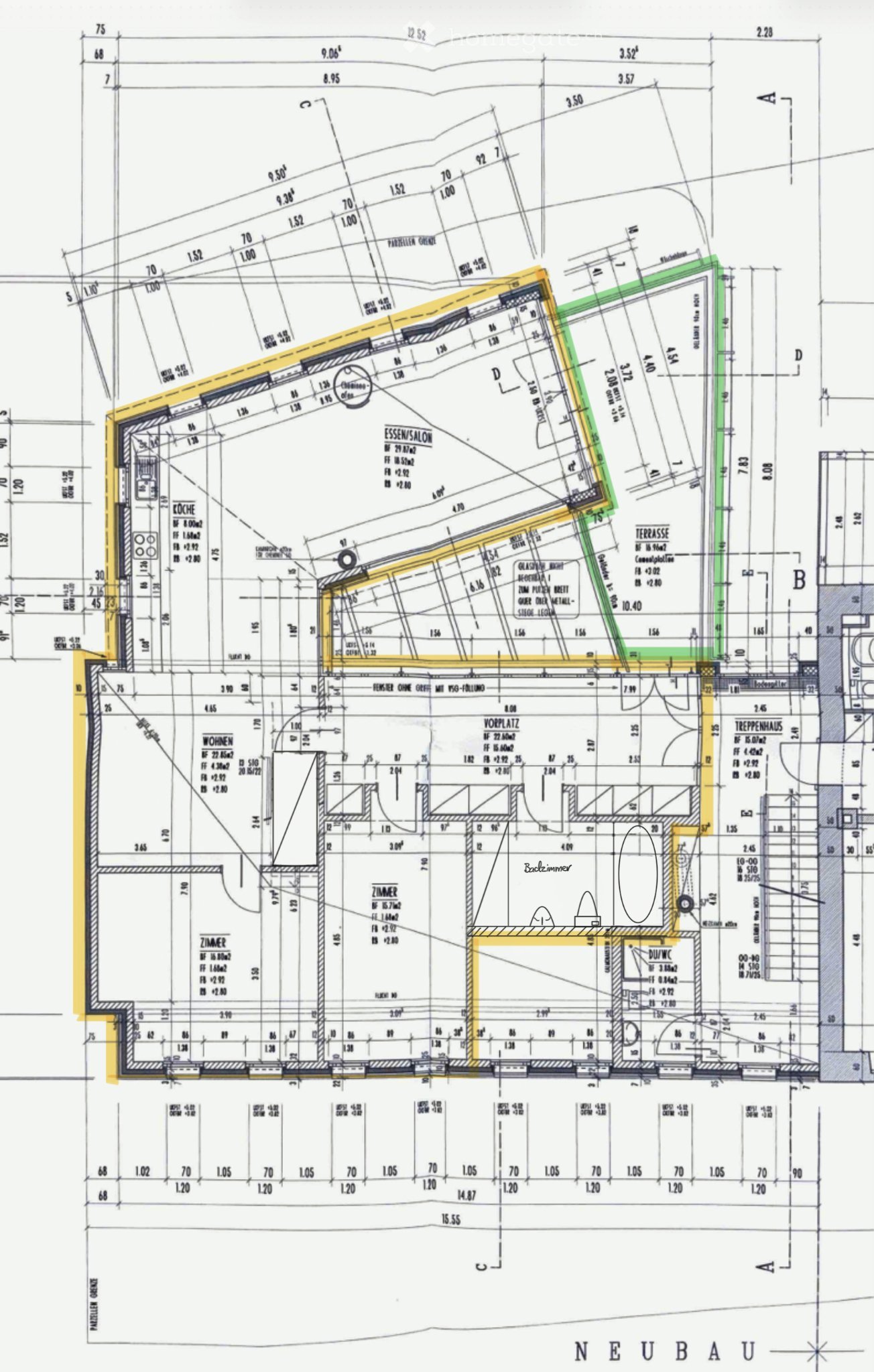 3.5 Zimmerwohnung mit hellem Wohnzimmer und grosser Terasse - Bild 2