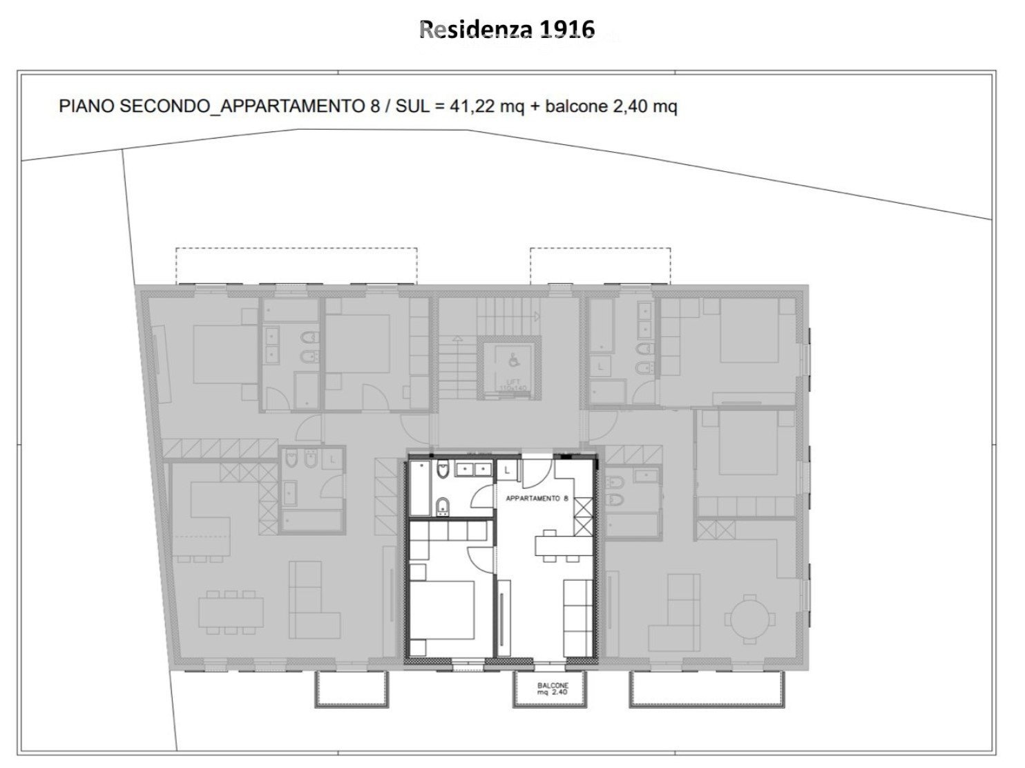 Nuovo, mai abitato! Elegante 2.5 in posizione strategica - Bild 5