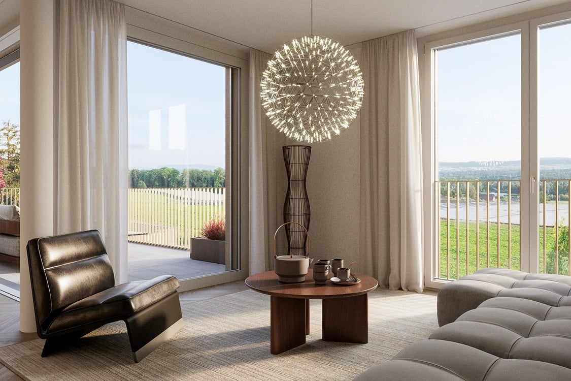 Neubauprojekt HIROKI: 4.5-Zimmer-Attika-Maisonettewohnung - HIROKI Luxury Rentals