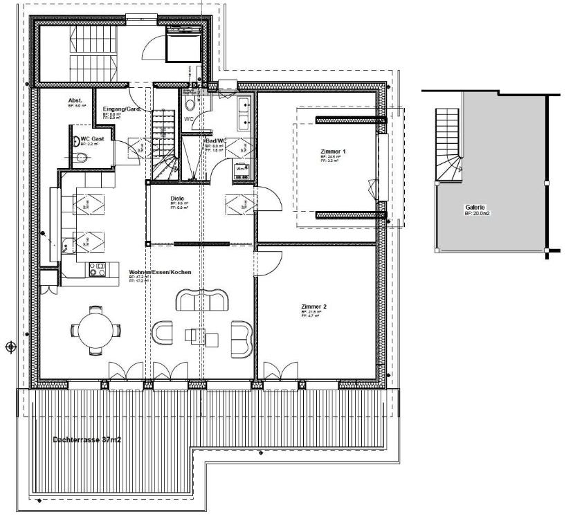 Exklusive 4.5-Zimmer-Duplex-Wohnung mit Seeblick in Uetikon am See - Bild 12