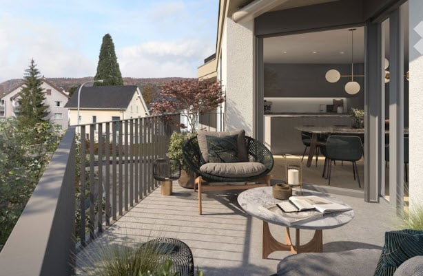 Exklusive 3.5-Zimmer-Neubauwohnung mit hochwertiger Ausstattung - Bild 2