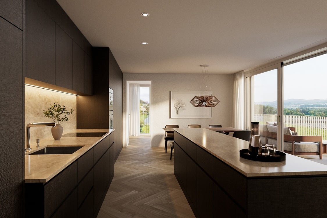 Neubauprojekt HIROKI: 4.5-Zimmer-Attika-Maisonettewohnung - HIROKI Luxury Rentals