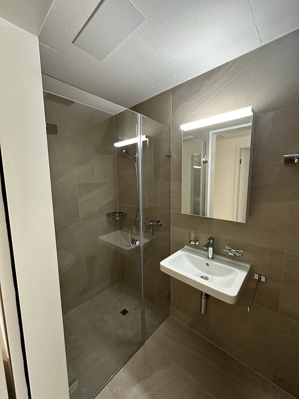 grosszügige Dachwohnung,  "Zentrum Tobel" - WC/Dusche