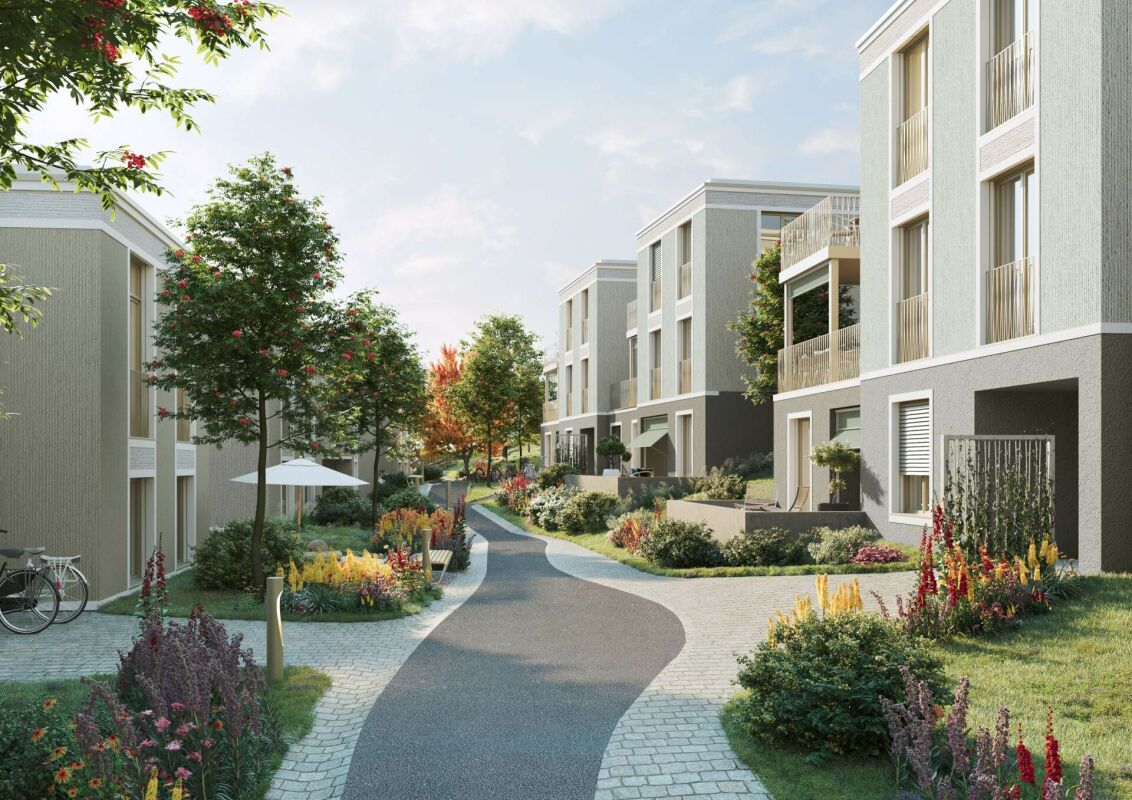 Einzigartige 4.5 Zimmer Gartenwohnung - Überbauung