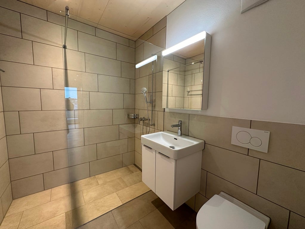 Moderne 2.5 Zimmerwohnung in Aesch zu vermieten! - Badezimmer