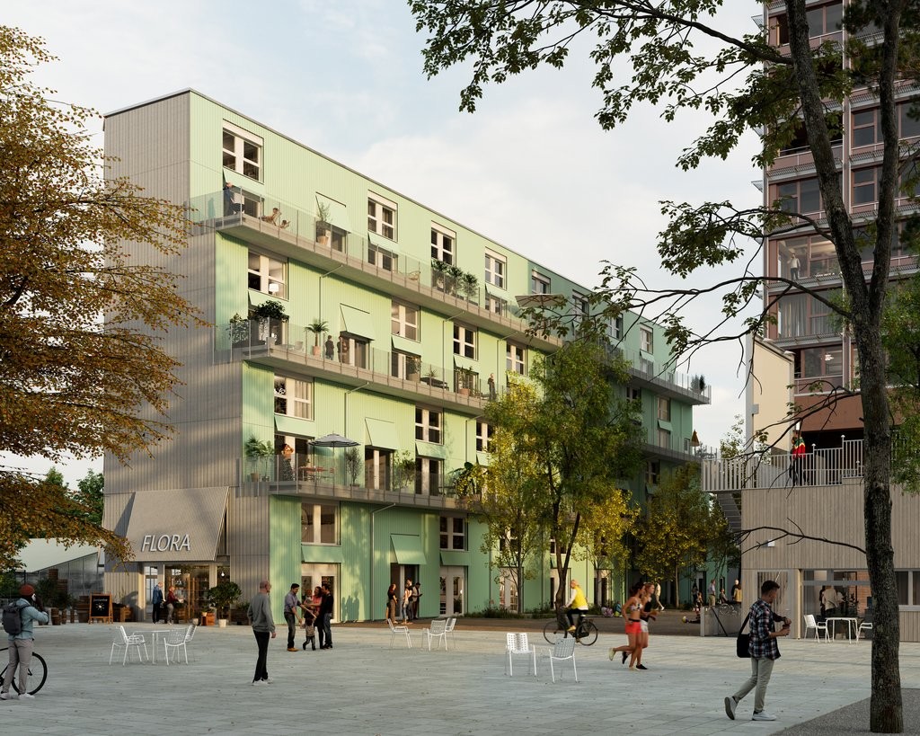 MIETEN OHNE KAUTION - Grosszügige Maisonette-Loft im Industrie-Look - Aussenansicht (Visualisierung)