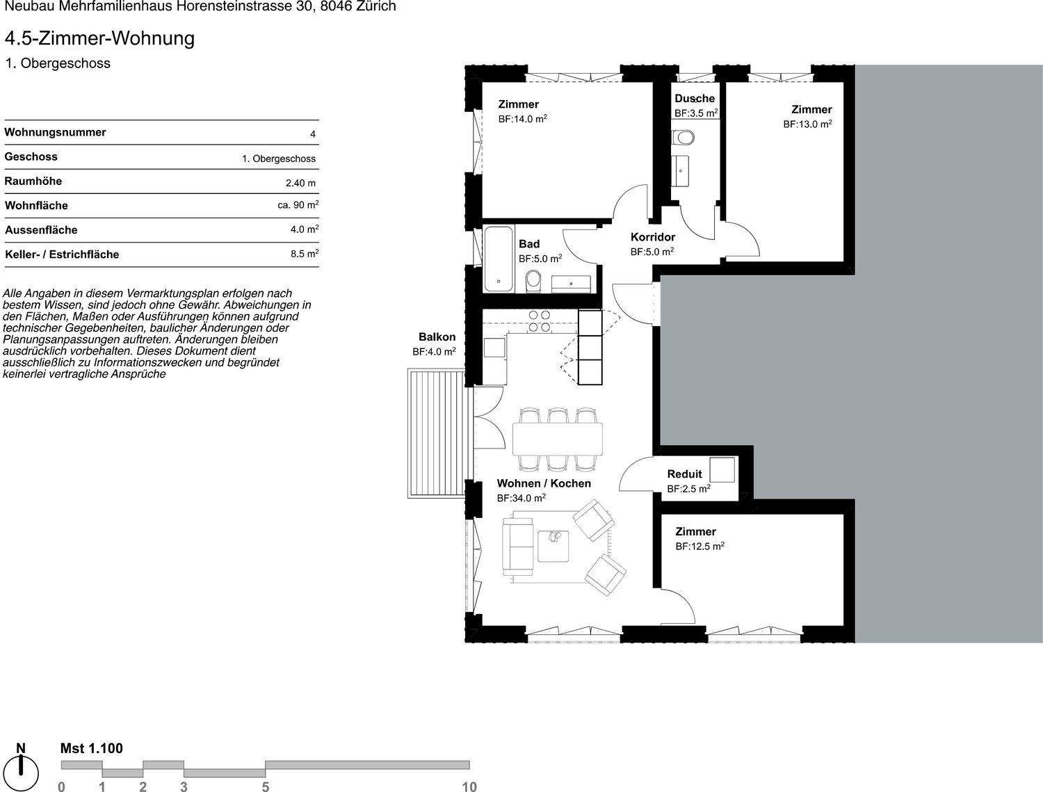 Erstmietung im Unterdorf von Zürich-Affoltern: attraktive Familienwohnungen - Bild 3