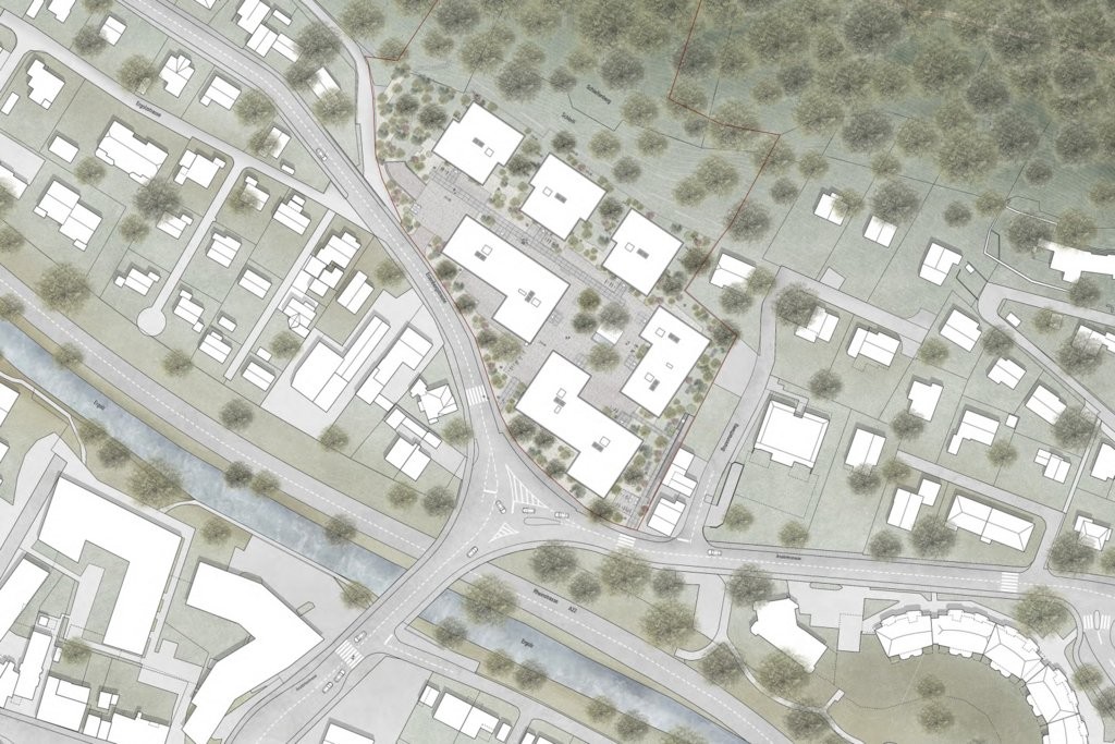 ERSTVERMIETUNG IN LIESTAL - jede Wohnung mit eigenem Waschturm - Situationsplan