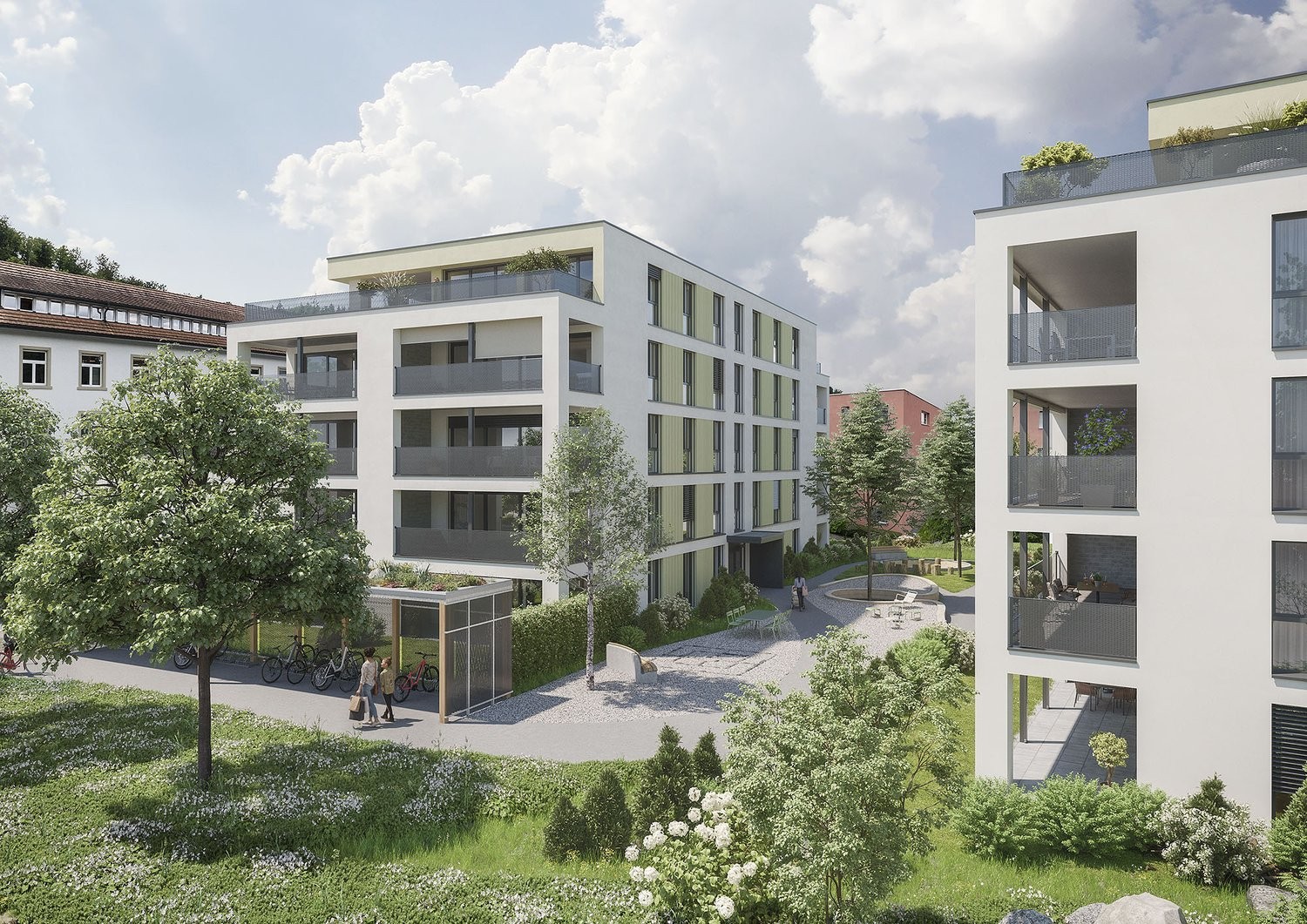 Hochmoderne 3.5-Zimmerwohnung im Erdgeschoss in Zofingen - Aussen