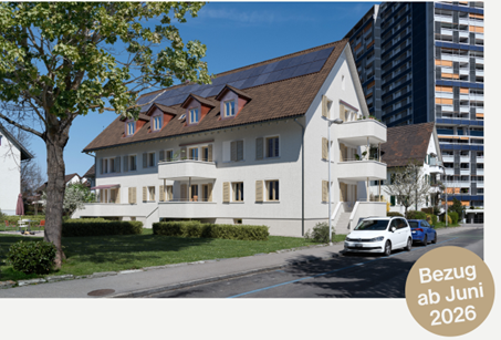 An der Brünnenstrasse 65 in Bern vermieten wir eine attraktive 3.5-Zimmer-Wohnung im 2. OG mit sonnigem Balkon nach Gesamtsanierung der Liegenschaft - Bild 1