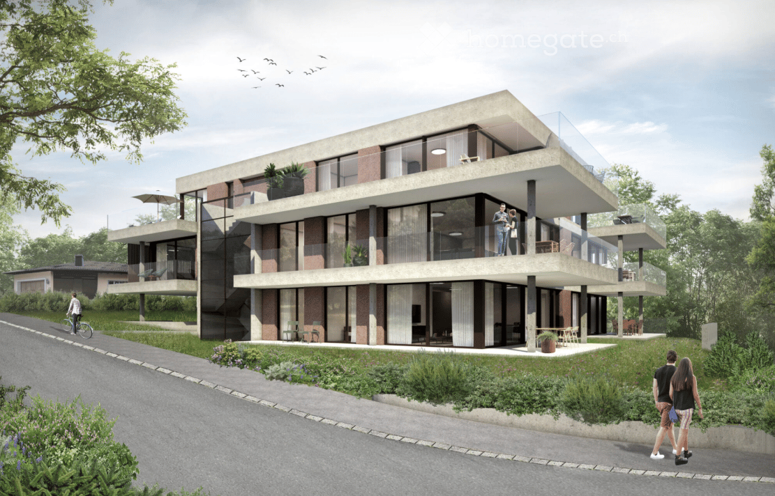 Moderne 2.5-Zimmer-Wohnung (66 m²) mit grosser 20 m² Terrasse – Erstbezug 2026 - Bild 1