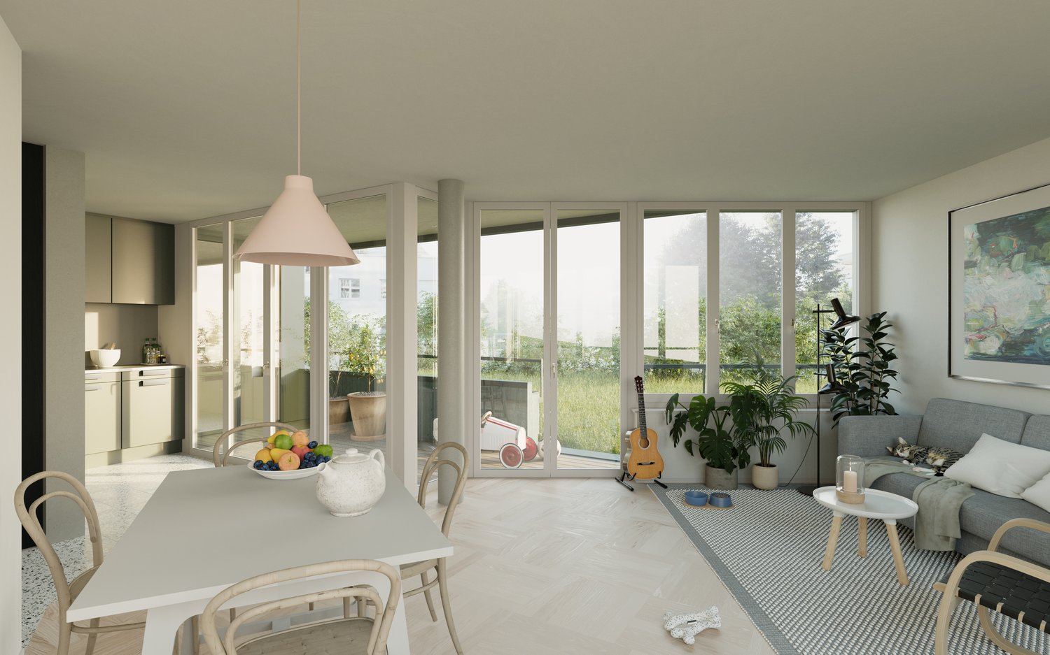 Erstvermietung Neubau: 5.5-Zimmerwohnung im Wohnpark Buchholzstrasse - Bild 2