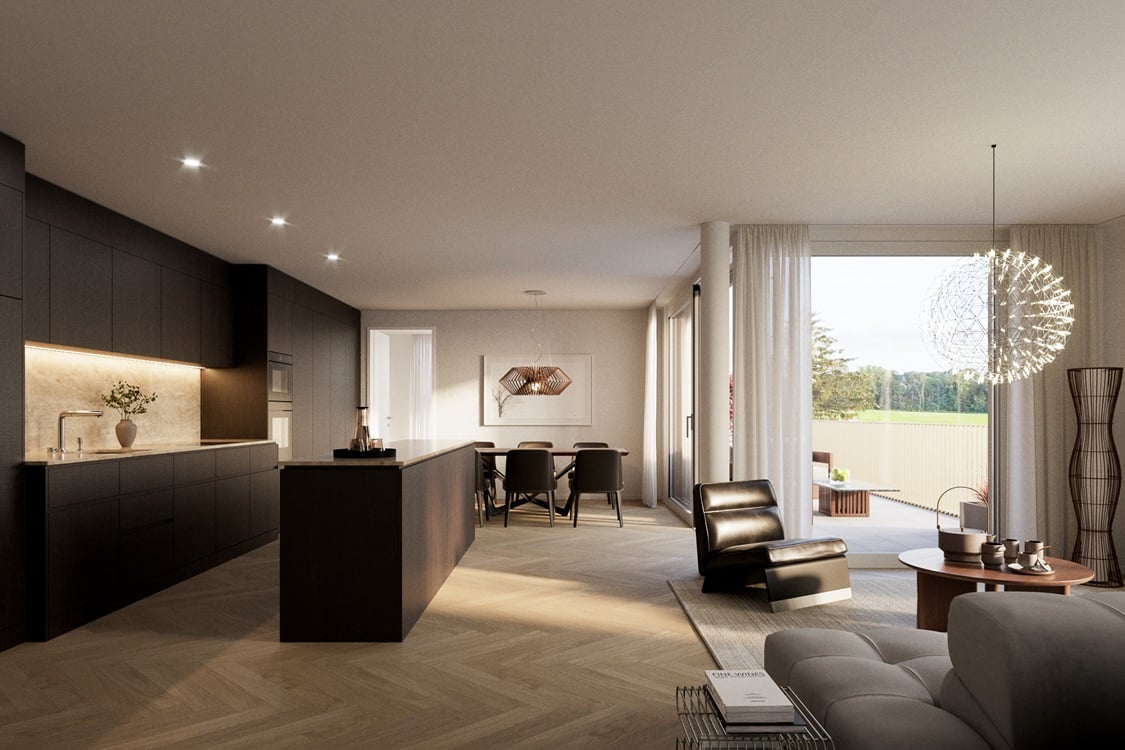 Neubauprojekt HIROKI: 4.5-Zimmer-Attika-Maisonettewohnung - HIROKI Luxury Rentals