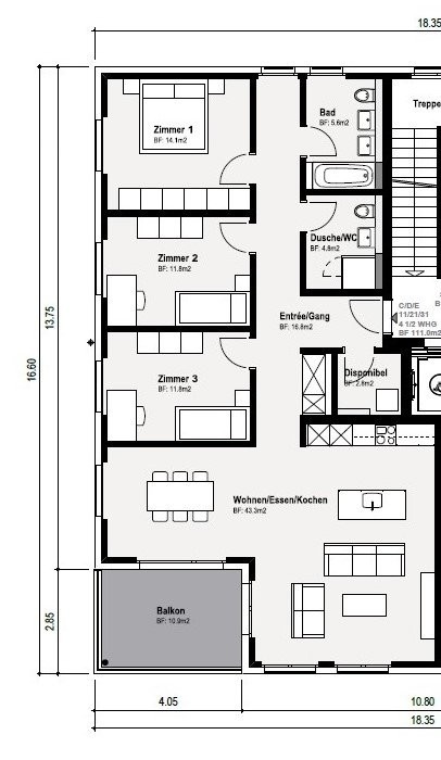 Willkommen im neuen Zuhause - Grundriss