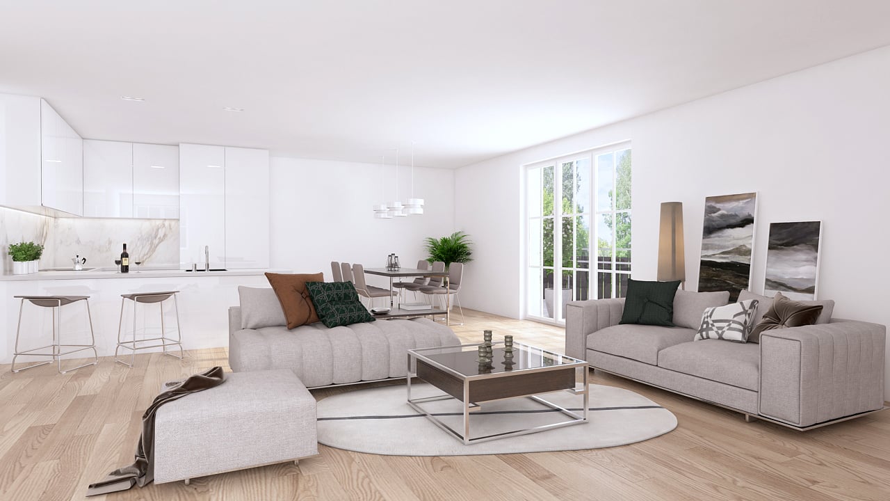 5.5 Zimmer Maisonettewohnung 155.5 m2, Balkon 10 m2, Richtung Süden - Bild 2